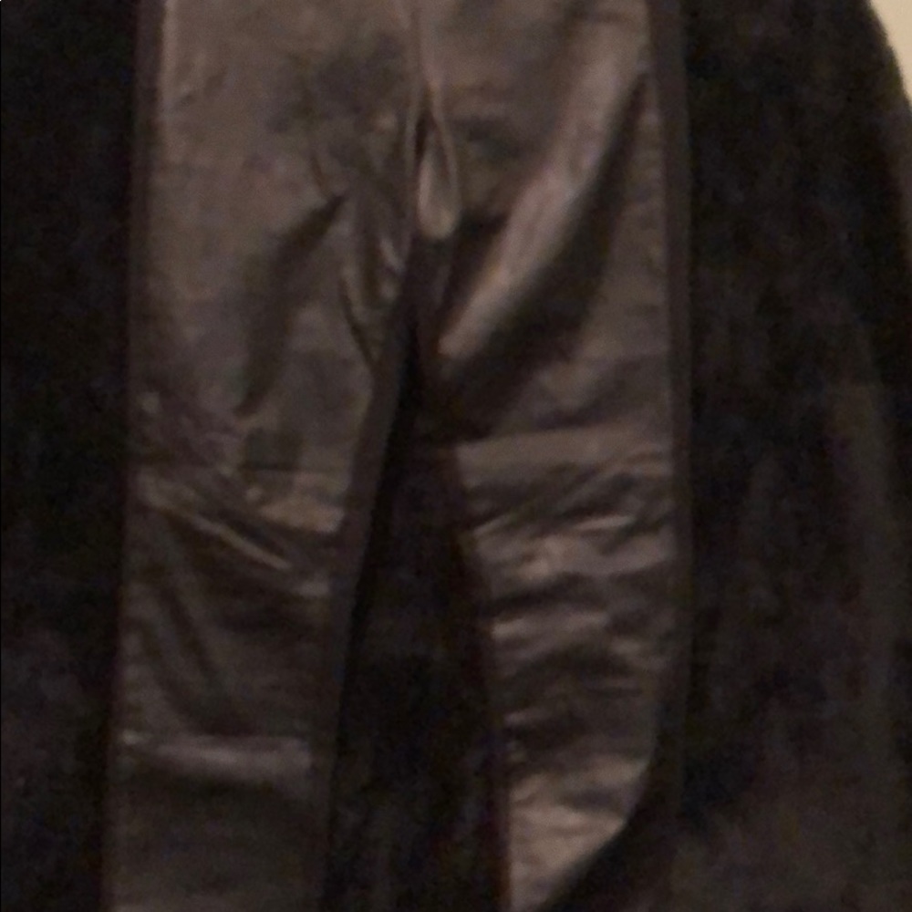 Paige leather front leggings